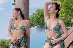 Lệ Quyên diện bikini gợi cảm bất chấp camera thường