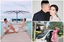 Chiều vợ như chồng Bảo Thy: Hàng hiệu, du lịch, đỉnh nhất là tạo luôn hồ bơi nước mặn