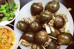 Cách làm ốc bươu nhồi thịt hấp sả ngon ăn mãi không ngán