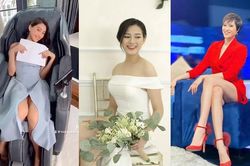 Nhìn dàn sao nữ bối rối vì váy ngắn hoặc xẻ cao mới thấy Hoa hậu Đỗ Thị Hà xử lý cực khéo