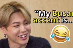 Jimin khiến BTS bật cười khi nói về giọng Busan quê hương