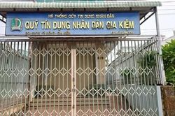 Bắt tạm giam 6 đối tượng chiếm đoạt tiền Quỹ tín dụng nhân dân Gia Kiệm