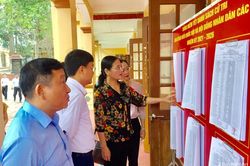 Kiểm tra, rà soát công tác chuẩn bị bầu cử tại thị xã Thái Hòa