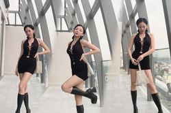 Tóc Tiên khoe khéo vóc dáng trong mơ với bodysuit đan dây chéo ngực