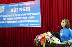 Biểu dương chi hội trưởng, tổ trưởng phụ nữ tiêu biểu trong hỗ trợ phụ nữ khởi nghiệp ở Hải Phòng
