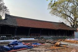 Xử lý vi phạm xây dựng tại Di tích Quốc gia chùa Đậu (Hà Nội)
