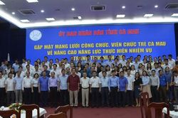 Cà Mau ra mắt mạng lưới công chức, viên chức trẻ