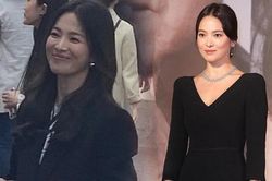 Bắt gặp Song Hye Kyo đời thực: Tỏa sáng nhờ kiểu tóc 'bổ luống' phù hợp