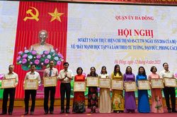 Hà Đông có 257 gương người tốt, việc tốt trong học tập và làm theo Bác