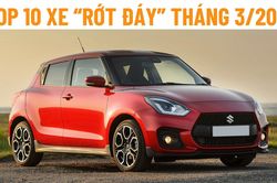 Top 10 ôtô bán chậm nhất tháng 3 ở Việt Nam