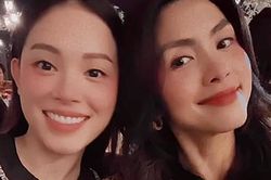 Linh Rin và Hà Tăng lần đầu selfie cùng nhau, dân mạng xuýt xoa: Chuẩn thần thái con dâu hào môn!