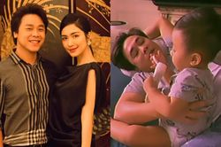 Hòa Minzy lên tiếng khi chồng bị đồn có vợ con riêng, hành động của quý tử dành cho bố gây chú ý
