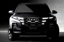 Hé lộ hình ảnh mẫu bán tải Hyundai Santa Cruz trước ngày ra mắt