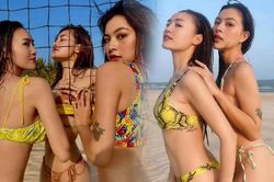 Ninh Dương Lan Ngọc, Tú Hảo, Thùy Anh đọ body khiến fan 'xoắn não' không biết ai đẹp hơn