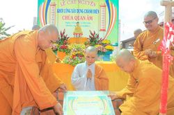 Đồng Tháp: Lễ khởi công xây dựng ngôi đại hùng bảo điện chùa Quan Âm