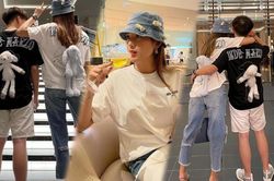 Chị em Á hậu Huyền My diện đồ đôi đính gấu bông sau lưng siêu cool