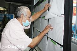 Toàn tỉnh đã hoàn thành việc niêm yết danh sách cử tri