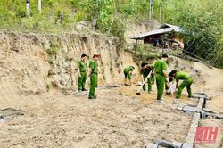 Cán bộ, giảng viên, sinh viên Học viện CSND thực hiện chương trình 'dân vận' tại huyện Mường Lát