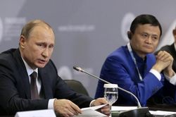 Jack Ma xuất hiện cùng Putin sau án phạt Alibaba