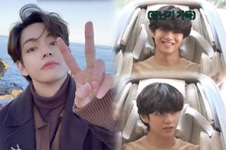 Khoảnh khắc V (BTS) cười tươi rói với nhân viên tại hậu trường: Kim Jung Hyun vào mà học tập!
