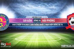 Soi kèo nhà cái Sài Gòn vs Hải Phòng. Vòng 10 V-League 2021