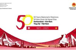 50 năm quan hệ tốt đẹp Việt Nam-Thụy Sĩ