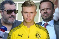 MU gặp 'cò' Mino Raiola thảo luận ký Erling Haaland
