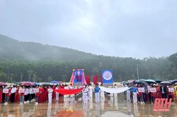 Khai mạc Đại hội TDTT xã Hà Sơn lần thứ IX - năm 2021