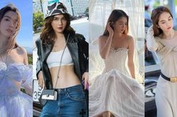 Chỉ nửa đầu tháng Tư, Ngọc Trinh đã có hàng loạt bộ ảnh thời trang 'vạn người mê'