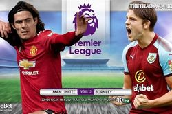 Soi kèo nhà cái MU vs Burnley. K+PM trực tiếp bóng đá Ngoại hạng Anh