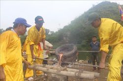 Thanh Hóa: Lễ chập lửa đúc trống đồng 'Hào khí non sông'