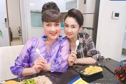 NSND Thu Hà, Vân Dung thân thiết hậu trường 'Hướng dương ngược nắng'