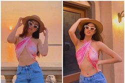 Lấy khăn làm áo, Hoa hậu Lương Thùy Linh bị 'dọa đánh'