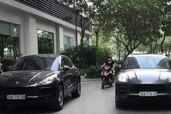 Hai xếp hộp hạng sang trùng biển số 'giáp mặt' tại Hà Nội