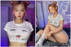 Lại mặc áo bó sát, hot girl TikTok nhận đủ lời gièm pha