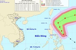 Tin mới nhất về siêu bão gần biển Đông