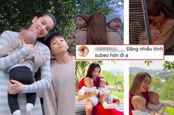 Bị chê đăng ít ảnh Subeo hơn Lisa - Leon, Hà Hồ có cách 'đáp trả' thâm sâu đầy thuyết phục?