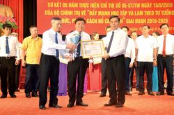 Đảng ủy Khối các cơ quan và doanh nghiệp tỉnh sơ kết 5 năm thực hiện Chỉ thị 05