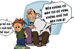 Bố lấy vợ dữ dằn là tại mày