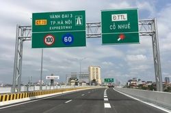 Cấm toàn bộ phương tiện lưu thông đường vành đai 3 trên cao, đoạn Mai Dịch- cầu Thăng Long