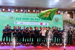 Tỉnh Hòa Bình ra mắt CLB hạng Nhì