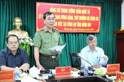 Công an Đồng Nai cần đặc biệt chú ý đến công tác bảo vệ an ninh trật tự đợt bầu cử