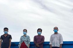 Bốn người đi sà lan từ Campuchia nhập cảnh trái phép vào Phú Quốc