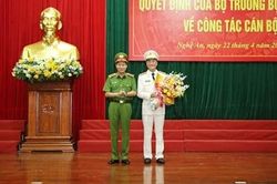Công bố quyết định Giám đốc Công an tỉnh Nghệ An