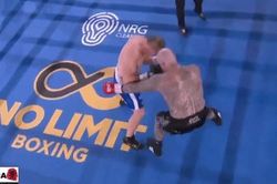 Cựu sao bóng bầu dục hạ knock out nhà vô địch quyền Anh hạng nặng