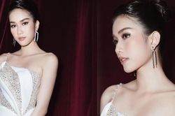 Á hậu Phương Anh diện váy xuyên thấu, gợi cảm khó cưỡng