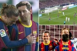 Messi từ bỏ cơ hội lập hat-trick, nhường Griezmann ghi bàn