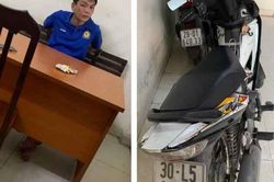 CSGT Hà Nội phóng mô tô bắt cướp trên phố cổ như phim hành động