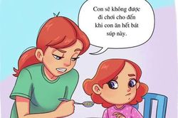 15 sai lầm trong ăn uống cha mẹ thường ép khiến trẻ lười ăn trong tương lai