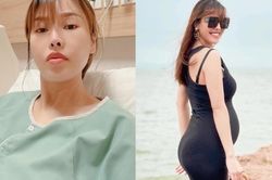 Quế Vân nhập viện ở tháng thứ 6 thai kì vì lí do không ngờ